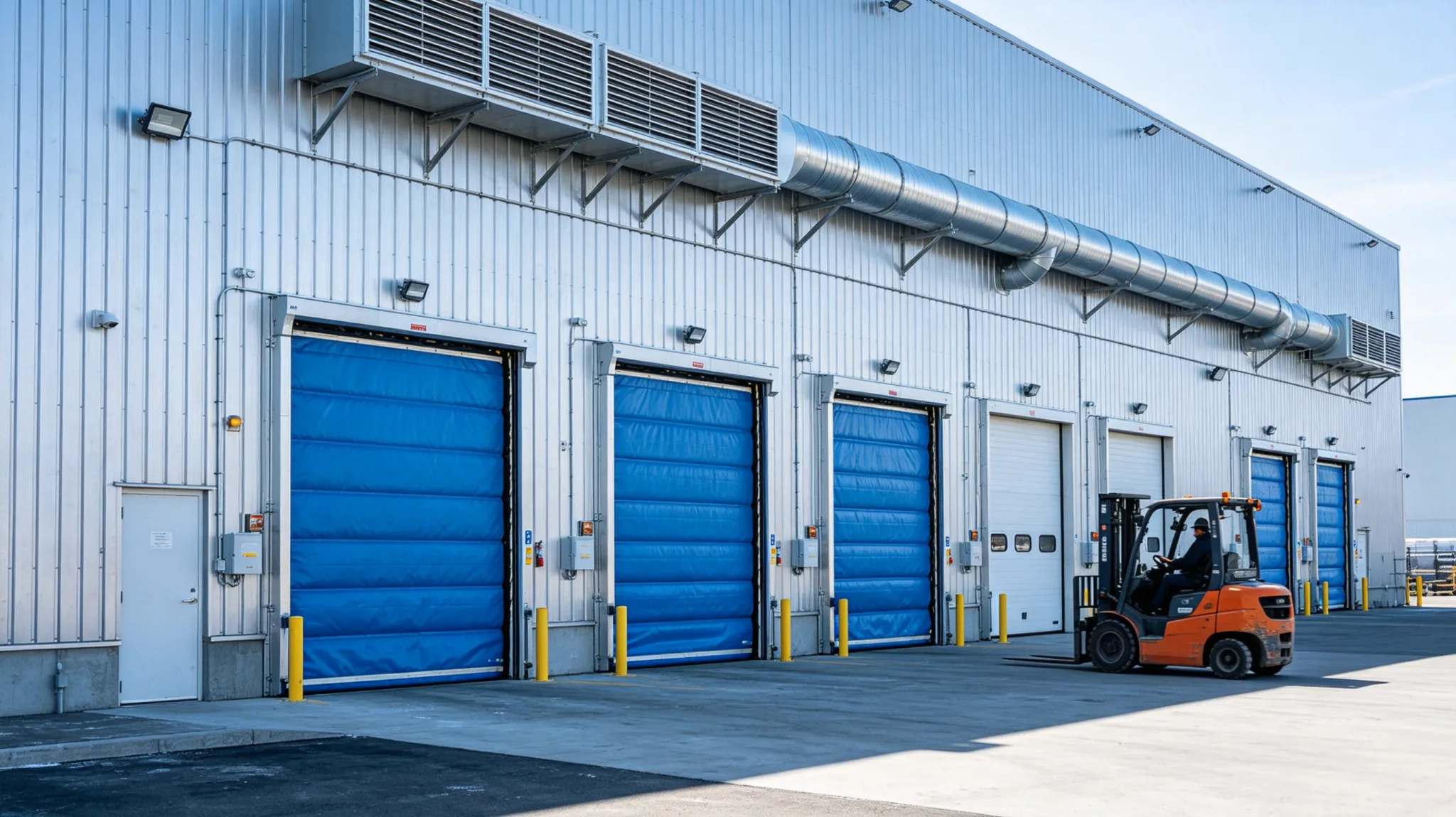 Smart cold storage logistics center and control environment