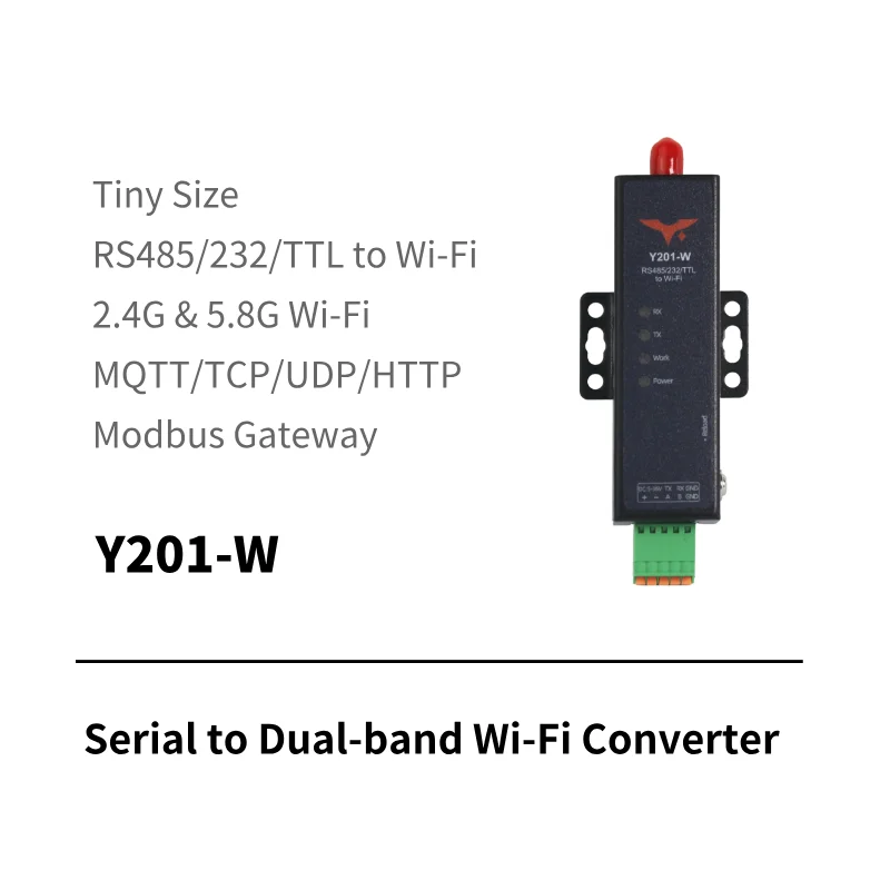 Serial to dual-band WiFi converter DTU