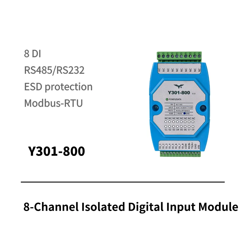 I/O module with 8 digital inputs