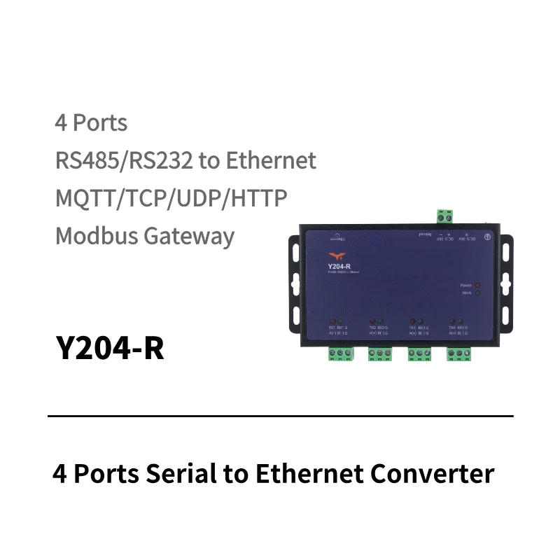 4-port serial to WiFi and Ethernet converter