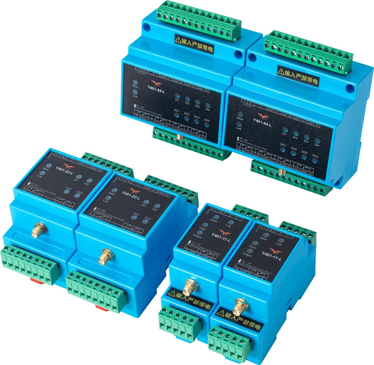 Y40 Series Y401 Y402 and Y403 LoRa wireless I/O sync modules