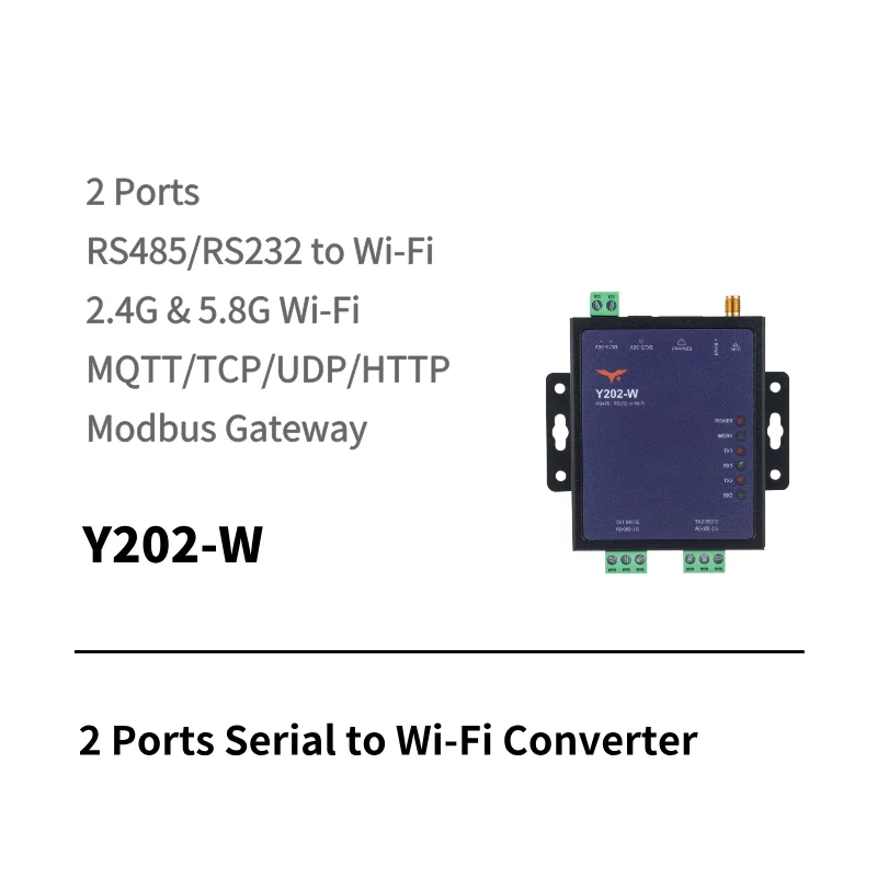 2-port serial to WiFi converter