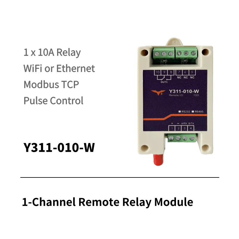 Y311 remote I/O module for relay control
