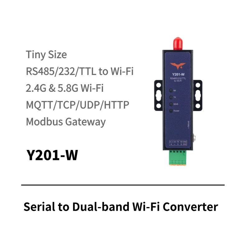 Serial to dual-band WiFi converter