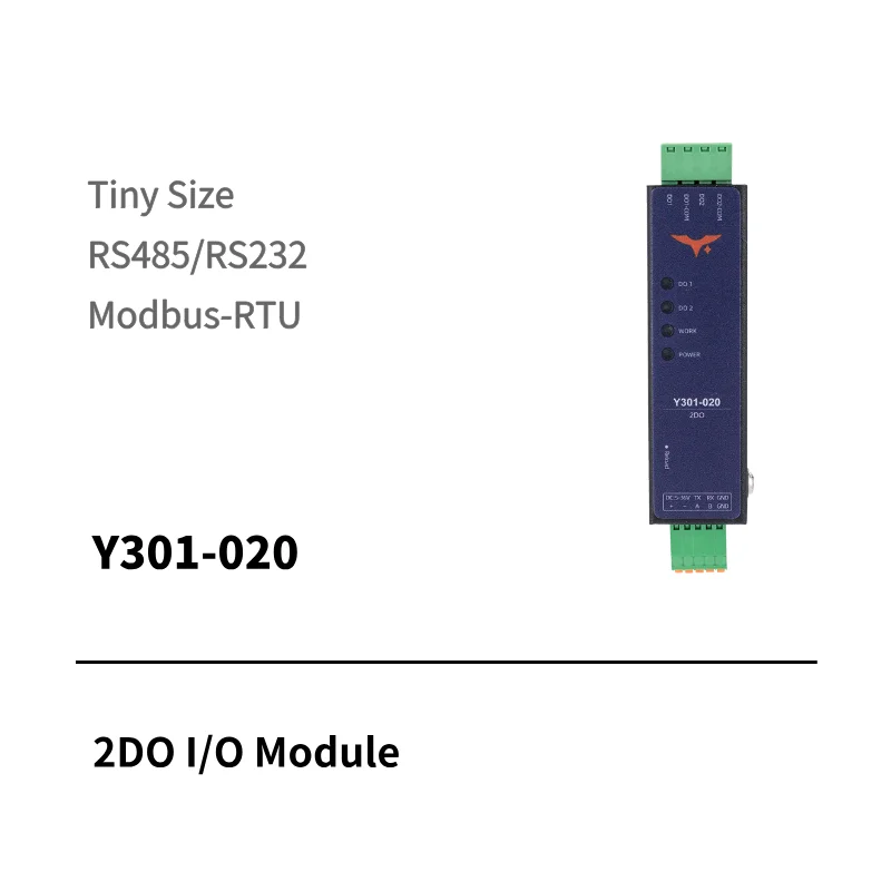 I/O module with 2 digital outputs