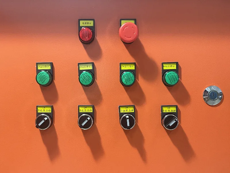 Y951 control panel and circuit switches
